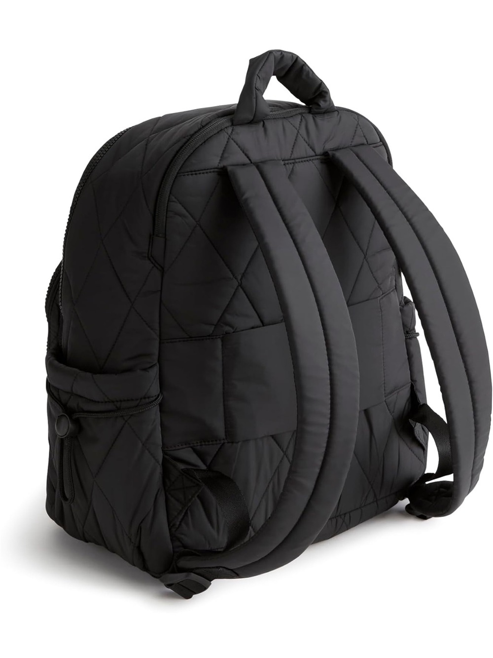 New Vera Bradley Featherweight Quilted Black Backpack - Picture 4 of 11